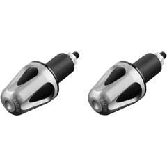 DRIVEN RACING Bar End Weight - Silver/Black DXB-SL