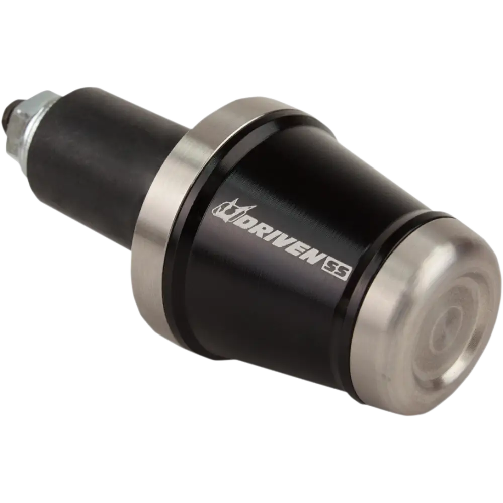 DRIVEN RACING Bar End Weight - Stainless Steel/Black DBEW-SS-BK