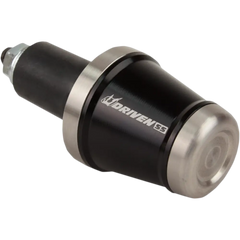 DRIVEN RACING Bar End Weight - Stainless Steel/Black DBEW-SS-BK