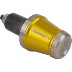 DRIVEN RACING Bar End Weight - Stainless Steel/Gold DBEW-SS-GD