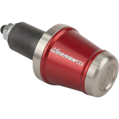 DRIVEN RACING Bar End Weight - Stainless Steel/Red DBEW-SS-RD