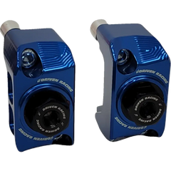 DRIVEN RACING Captive Axle Block - Blue - ZX4 DRCAX-205BL