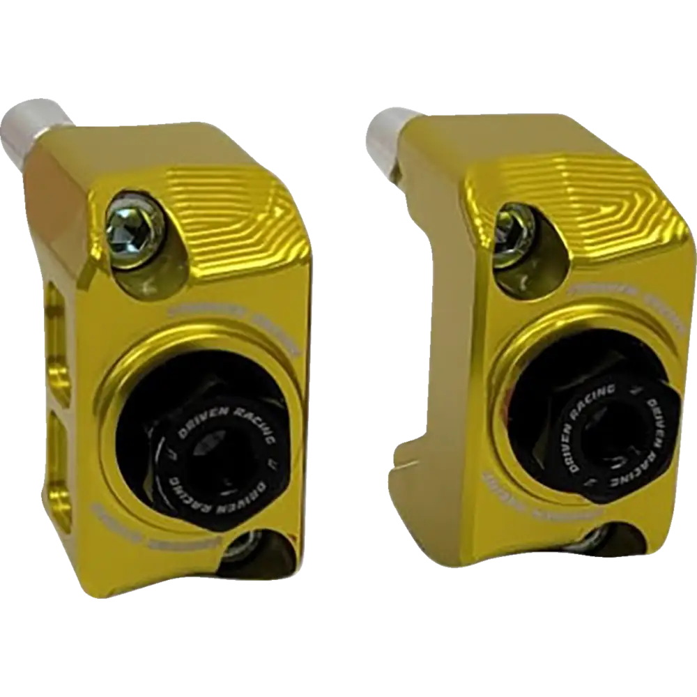 DRIVEN RACING Captive Axle Block - Gold - ZX4 DRCAX-205GD