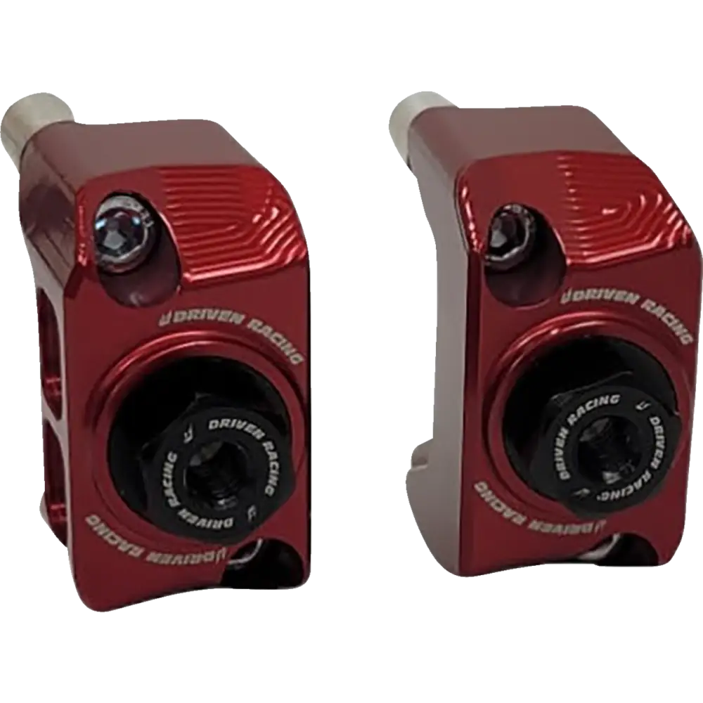 DRIVEN RACING Captive Axle Block - Red - ZX4 DRCAX-205RD
