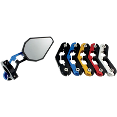 DRIVEN RACING D-Axis Bar-End Mirror - Silver DXM-SL
