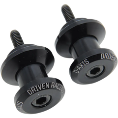 DRIVEN RACING D-Axis Spools - Black - 6 mm DXS-6 BK