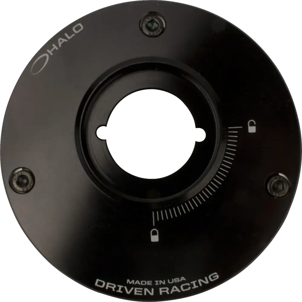 DRIVEN RACING Fuel Cap Base - Black - Aprilia DHFCB-AP01