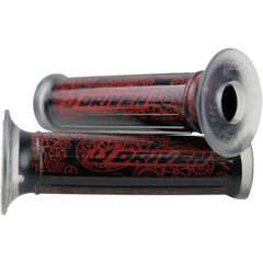 DRIVEN RACING Grips - Bandana - Red D335 RD