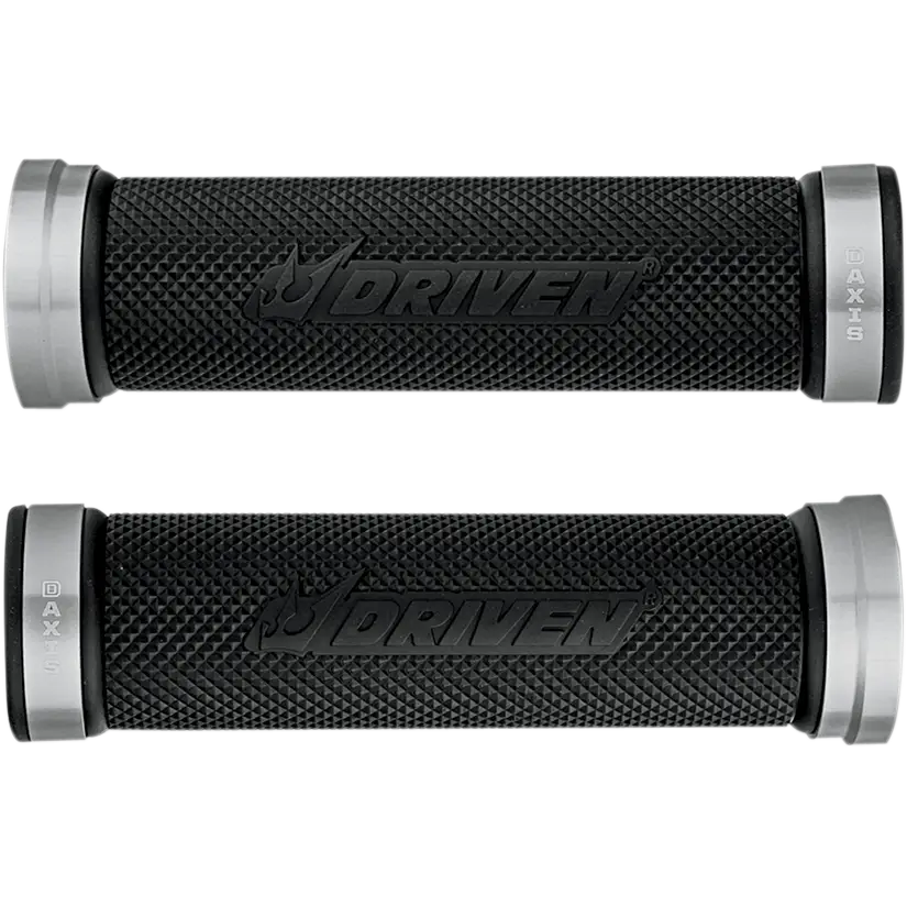 DRIVEN RACING Grips - D-Axis - Silver/Black DXG-SL