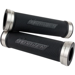 DRIVEN RACING Grips - D-Axis - Stainless Steel/Black DXG-SS-BK