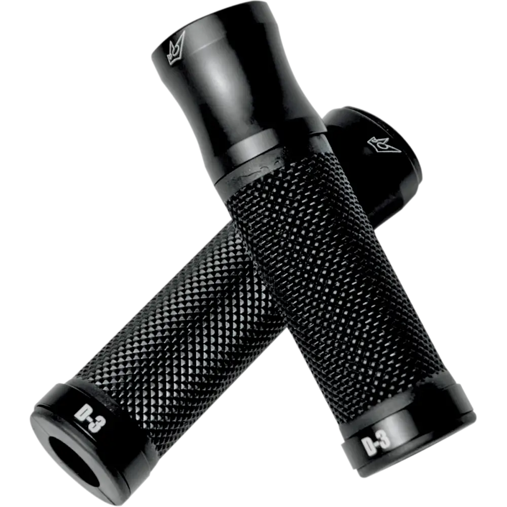 DRIVEN RACING Grips - D3 - 1’’ - Black/Black D3BK2