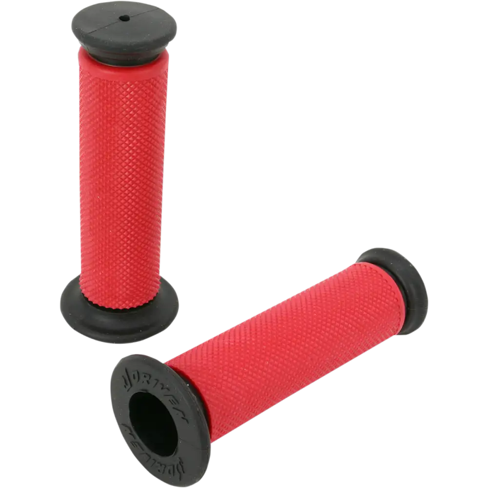 DRIVEN RACING Grips - Diamond - Closed Ends - Red D637RD
