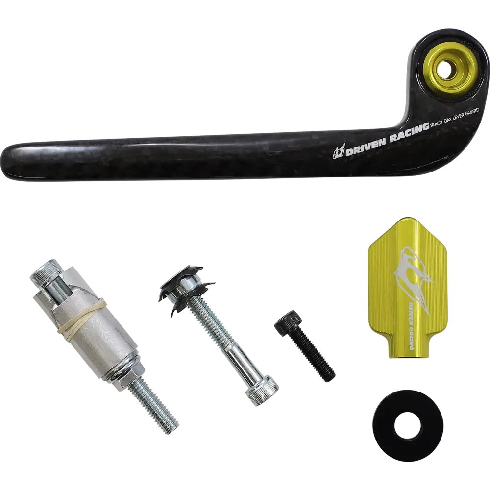 DRIVEN RACING Lever Guard - Carbon Fiber - Clutch - Gold DCTDLG-2-GD