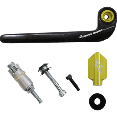 DRIVEN RACING Lever Guard - Carbon Fiber - Clutch - Gold DCTDLG-2-GD