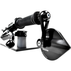 DRIVEN RACING Mirror - MONZA - Side View - Cat Eye - Black DMBEM-BK