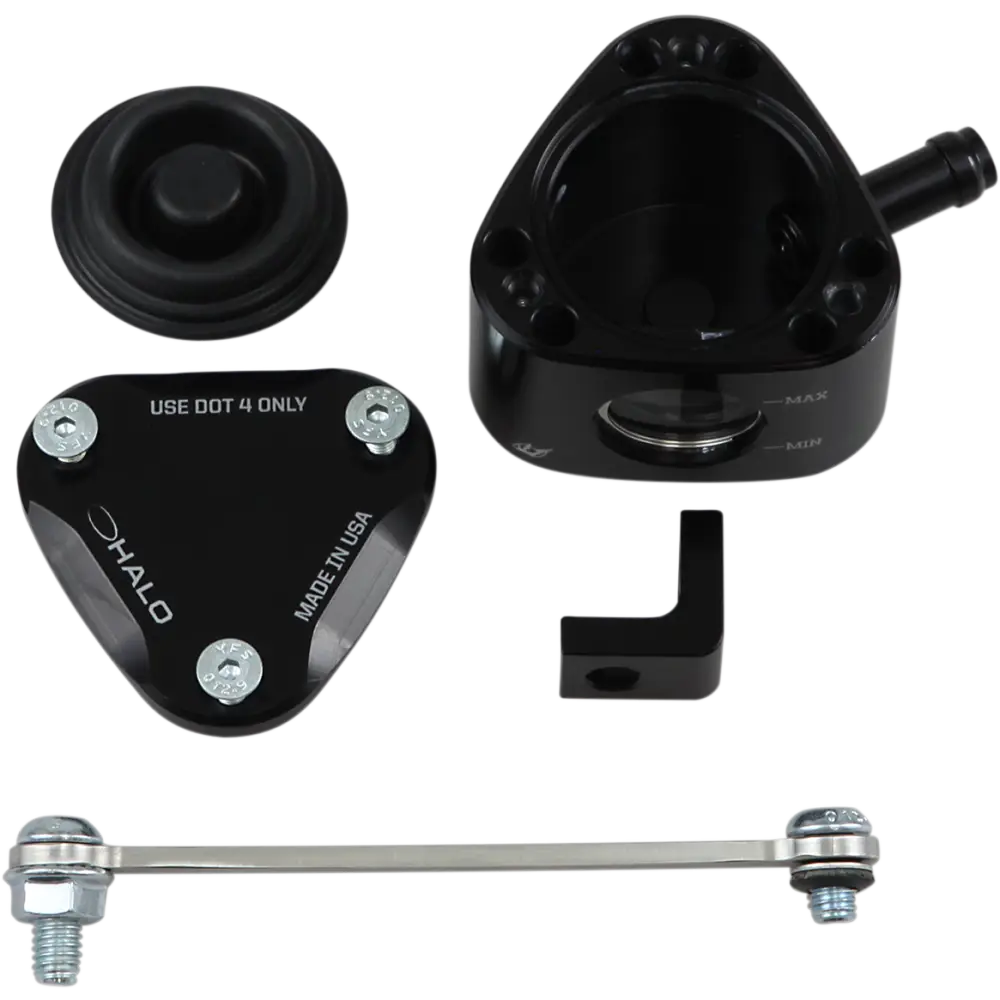 DRIVEN RACING Rear Brake Fluid Reservoir - Black DRRRE-01-BK