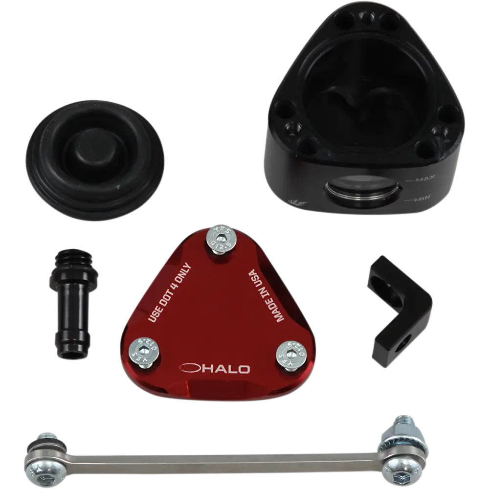 DRIVEN RACING Rear Brake Fluid Reservoir - Red DRRBE-01-RD