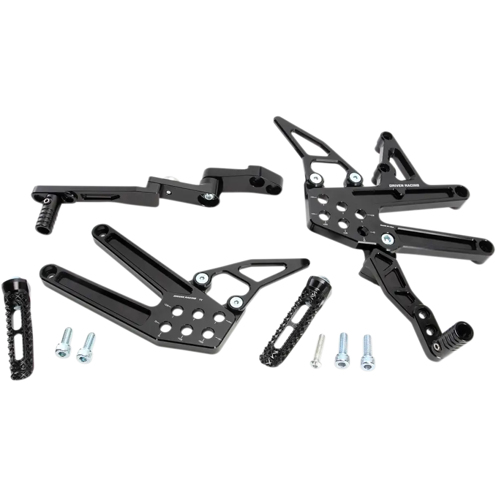 DRIVEN RACING TT Rearset - GSXR1 DRP-731-BK