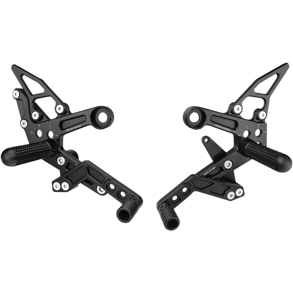 DRIVEN RACING TT Rearset - Honda DRP-702-BK