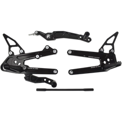 DRIVEN RACING TT Rearset - R6 DRP-730-BK