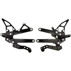 DRIVEN RACING TT Rearset - Triumph 674R DRP-707-BK