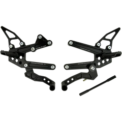 DRIVEN RACING TT Rearset - ZX6R DRP-705-BK