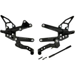 DRIVEN RACING TT Rearset - ZX6R DRP-706-BK