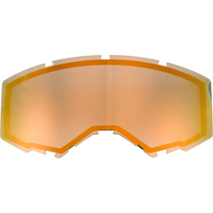 Dual Lens W/O Vents Adult Orange Mirror/Smoke