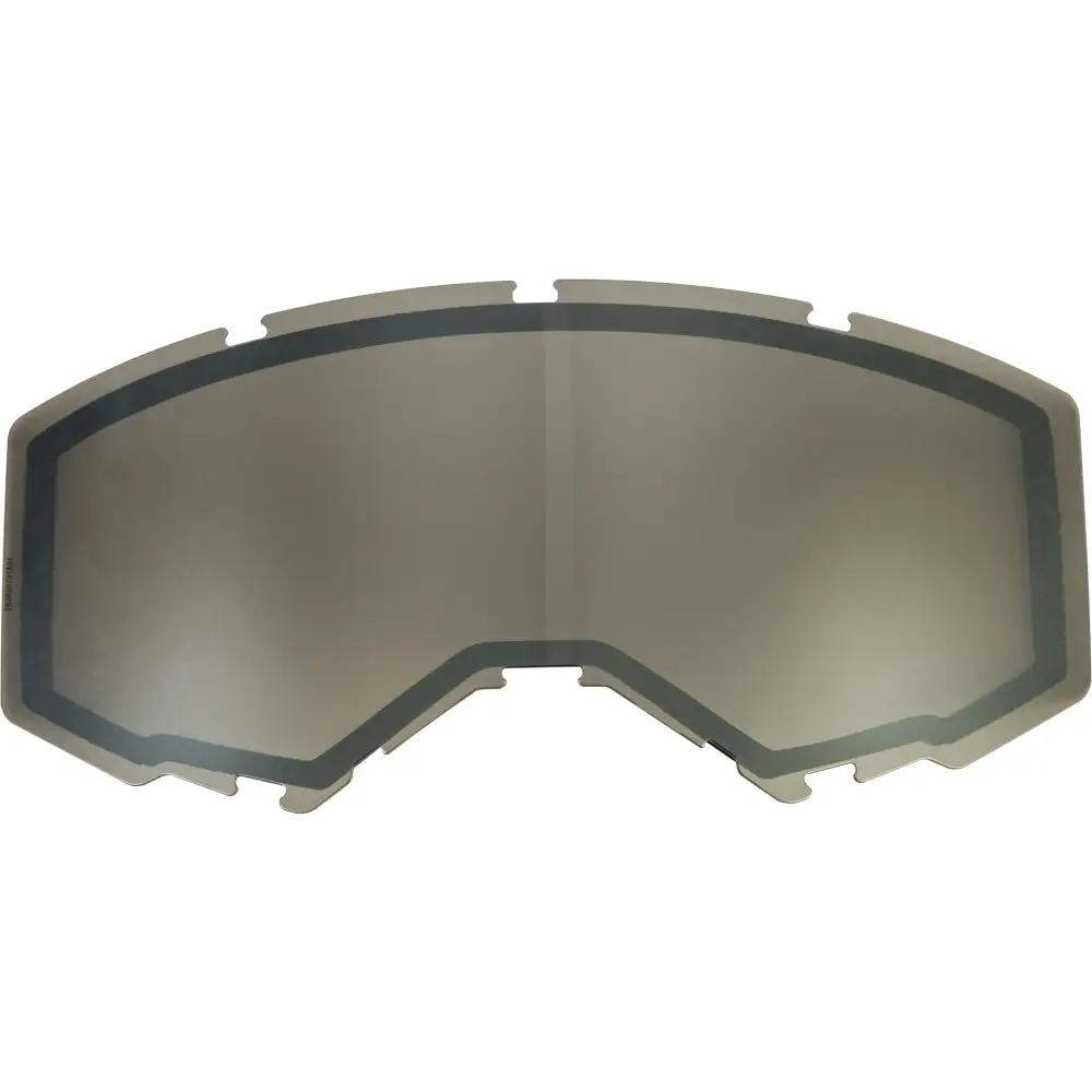 Dual Lens W/O Vents Adult Silver Mirror/Smoke