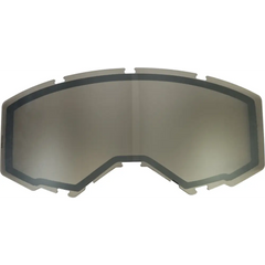 Dual Lens W/O Vents Adult Silver Mirror/Smoke