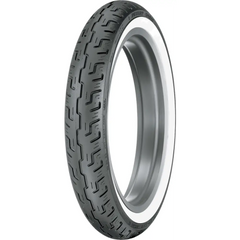 DUNLOP Tire - D401 - Front - 100/90-19 - Wide Whitewall - 57H 45064215