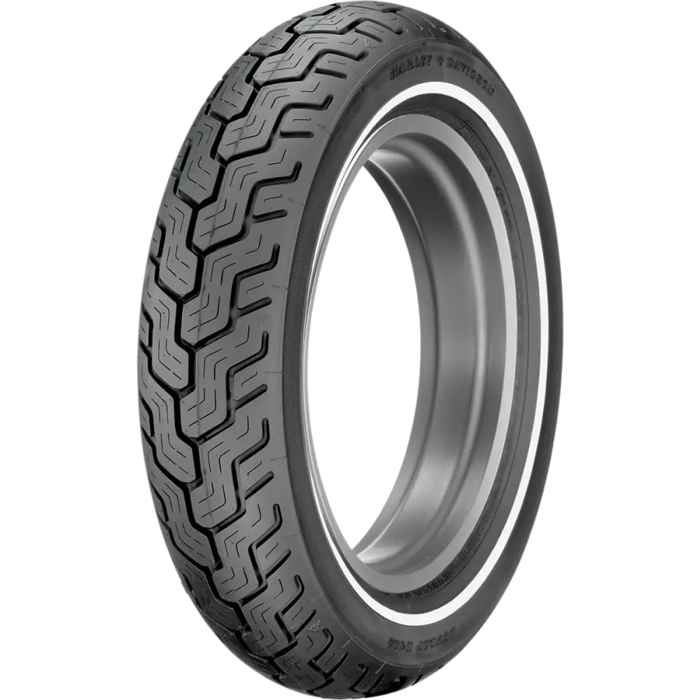 DUNLOP Tire - D402 - Rear - MU85B16 - Narrow Whitewall - 77H 45006751