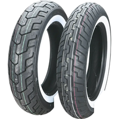 DUNLOP Tire - D404 - Rear - 150/90-15 - Wide Whitewall - 74H 45605050