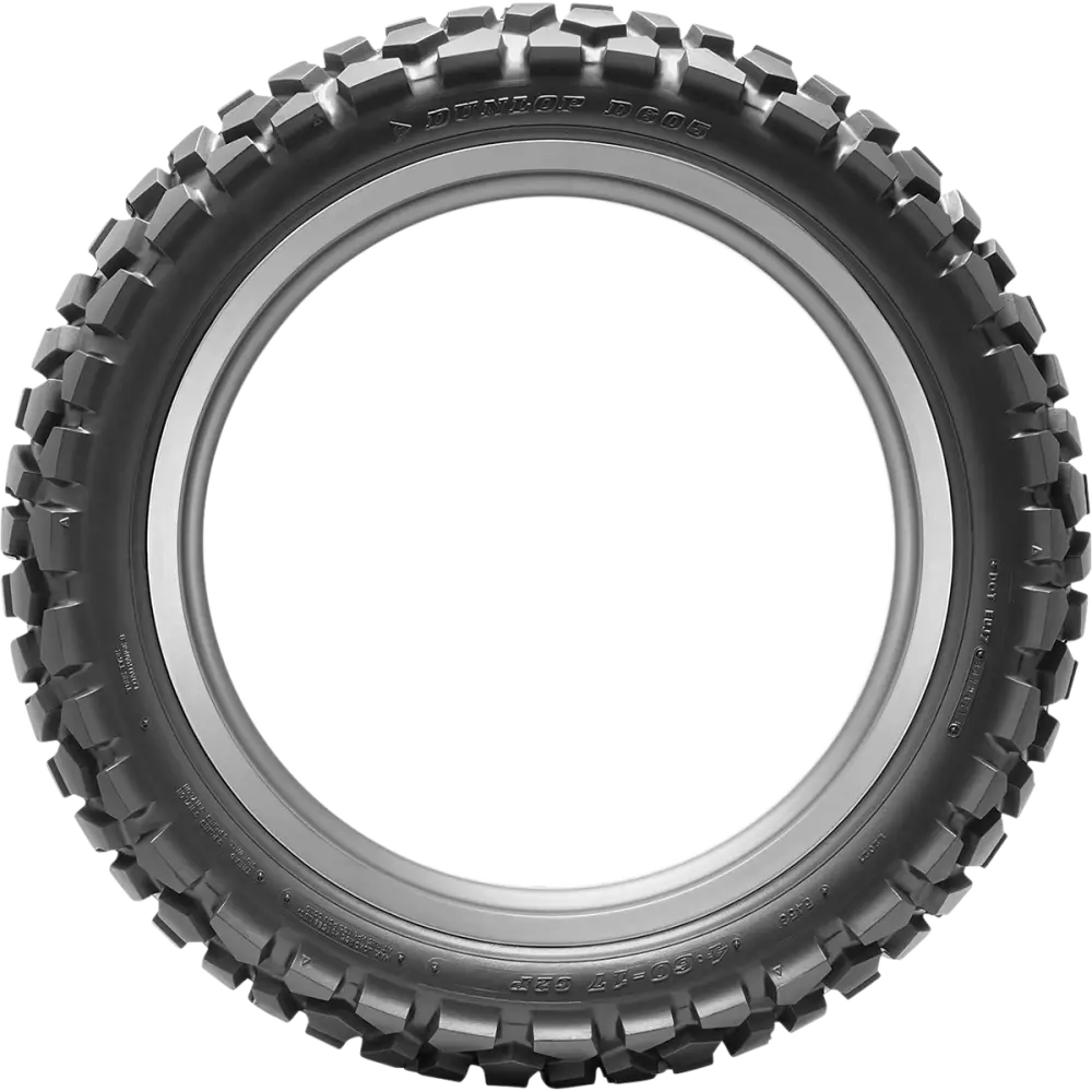 DUNLOP Tire - D605 - Rear - 4.60-17 - 62P 45154676