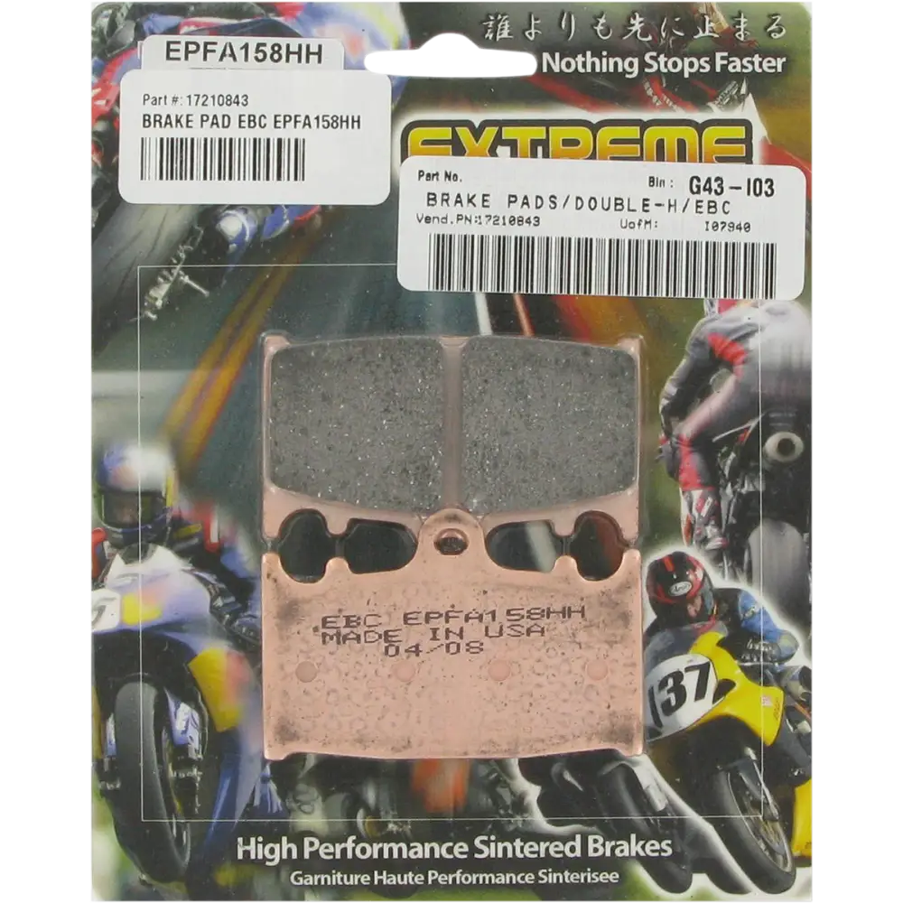 EBC Brake Pads EPFA185HH