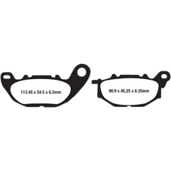 EBC Sintered Road Race Brake Pads GPFAX663HH