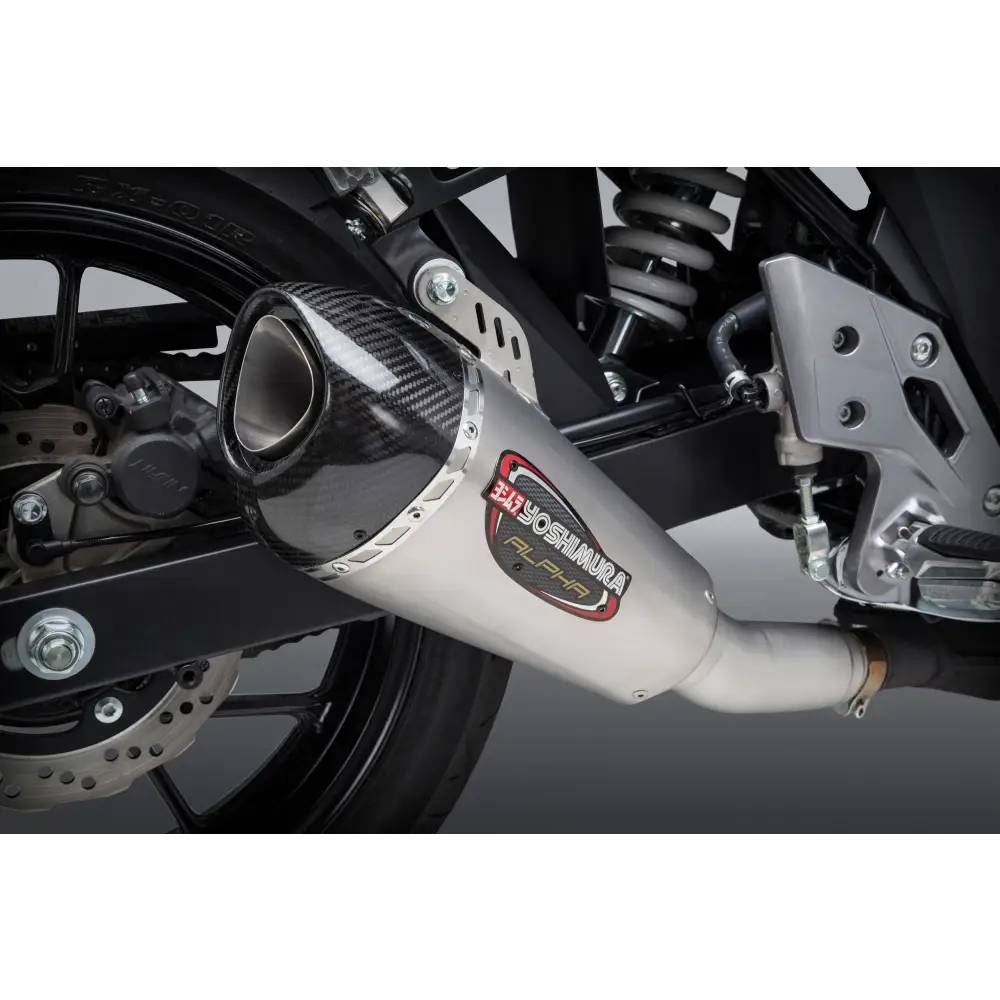 Exhaust Street Alpha T Slip On Ss Ss Cf