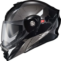 Exo At960 Modular Helmet Topographic Black/White 3x