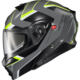 Exo Gt930 Transformer Helmet Morph Grey/Hi Viz Lg