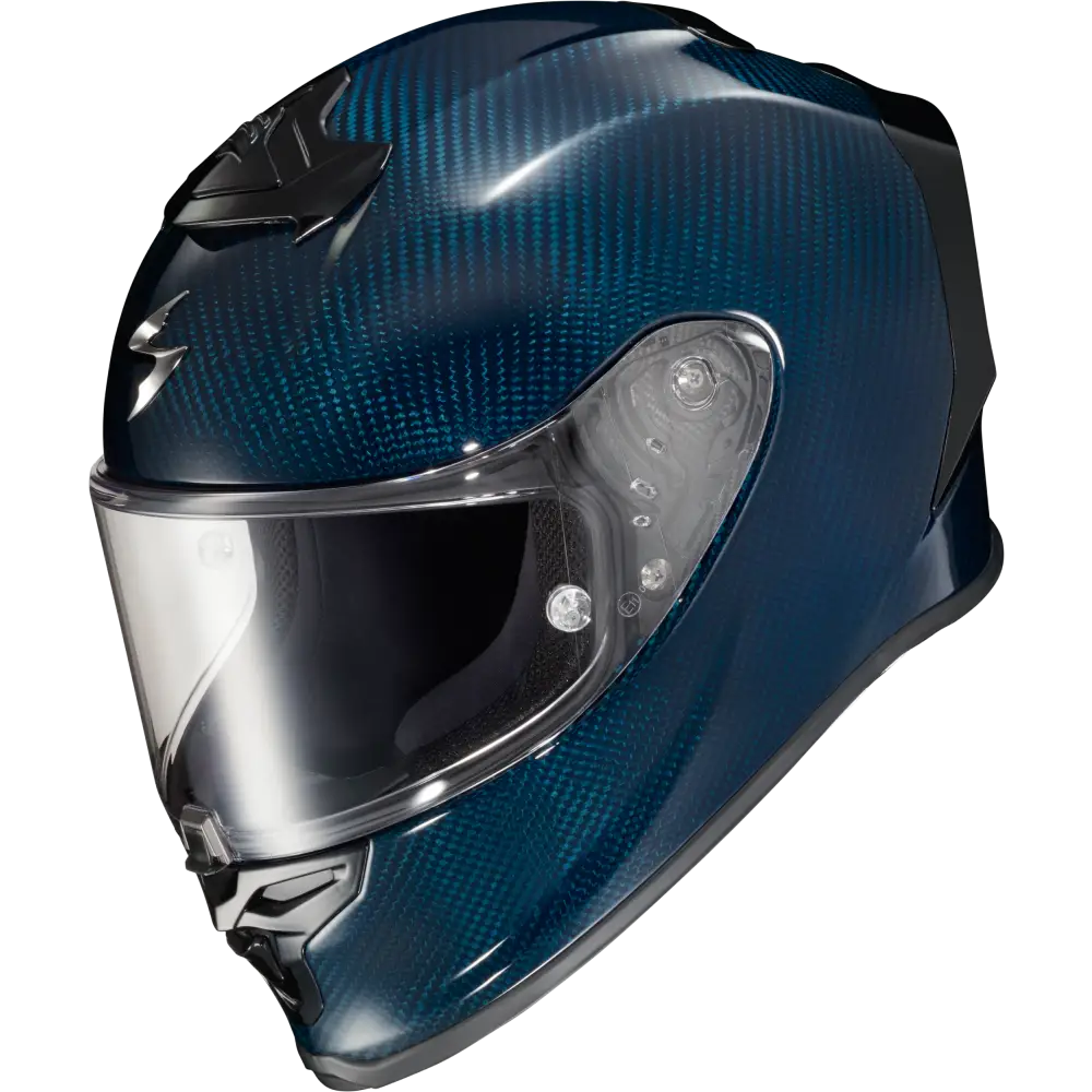 Exo R1 Air Full Face Helmet Carbon Blue 2x
