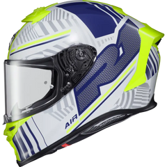 Exo R1 Air Full Face Helmet Juice White/Blue 3x