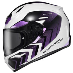Exo R320 Full Face Helmet Alchemy White/Purple 2x