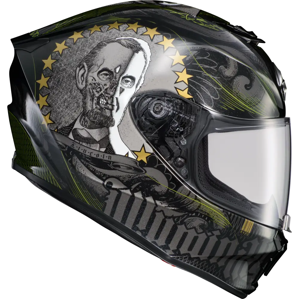 Exo R420 Full Face Helmet Illuminati 2 Black 3x