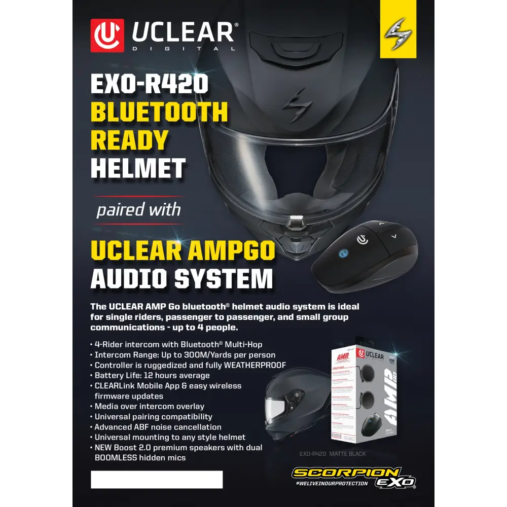 Exo R420/Uclear Amp Go 5 X 7 Sign
