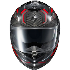Exo St1400 Evo Carbon Helmet Hex Gloss Red Md