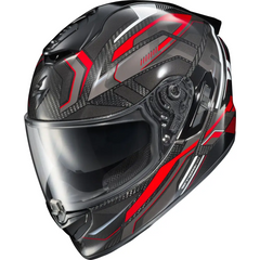 Exo St1400 Evo Carbon Helmet Hex Gloss Red Xl