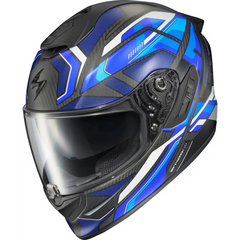 Exo St1400 Evo Carbon Helmet Hex Matte Blue Md
