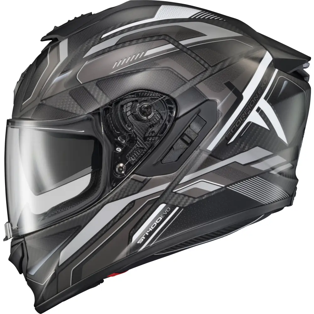 Exo St1400 Evo Carbon Helmet Hex Matte Grey 2x