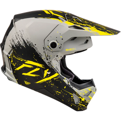 Formula Cp Manic Helmet Matte Grey/Black/Yellow Lg
