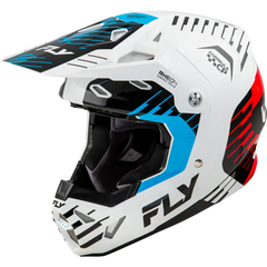 Formula Cp Slice Helmet White/Red/Cyan Md